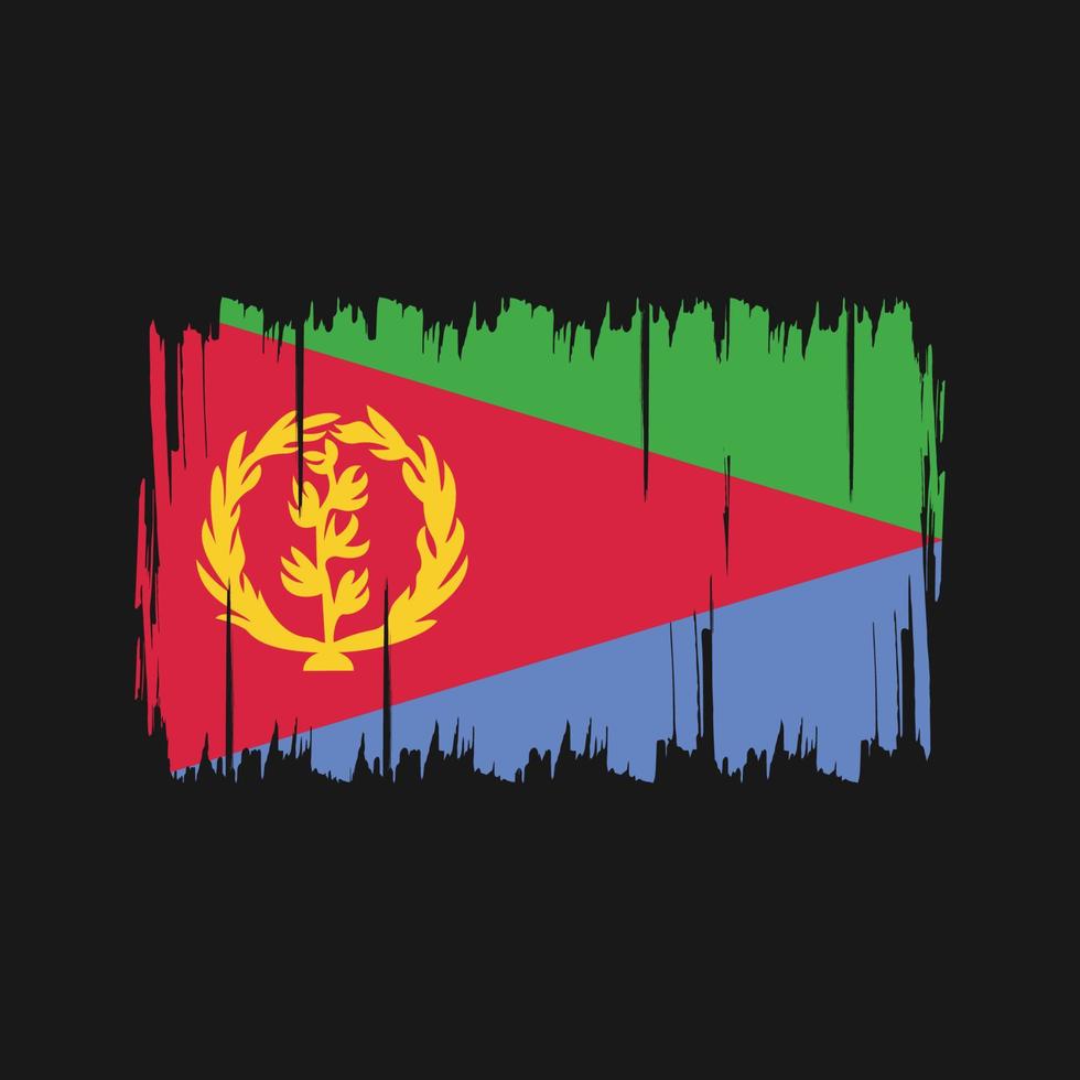 Eritrea Flag Vector. National Flag vector