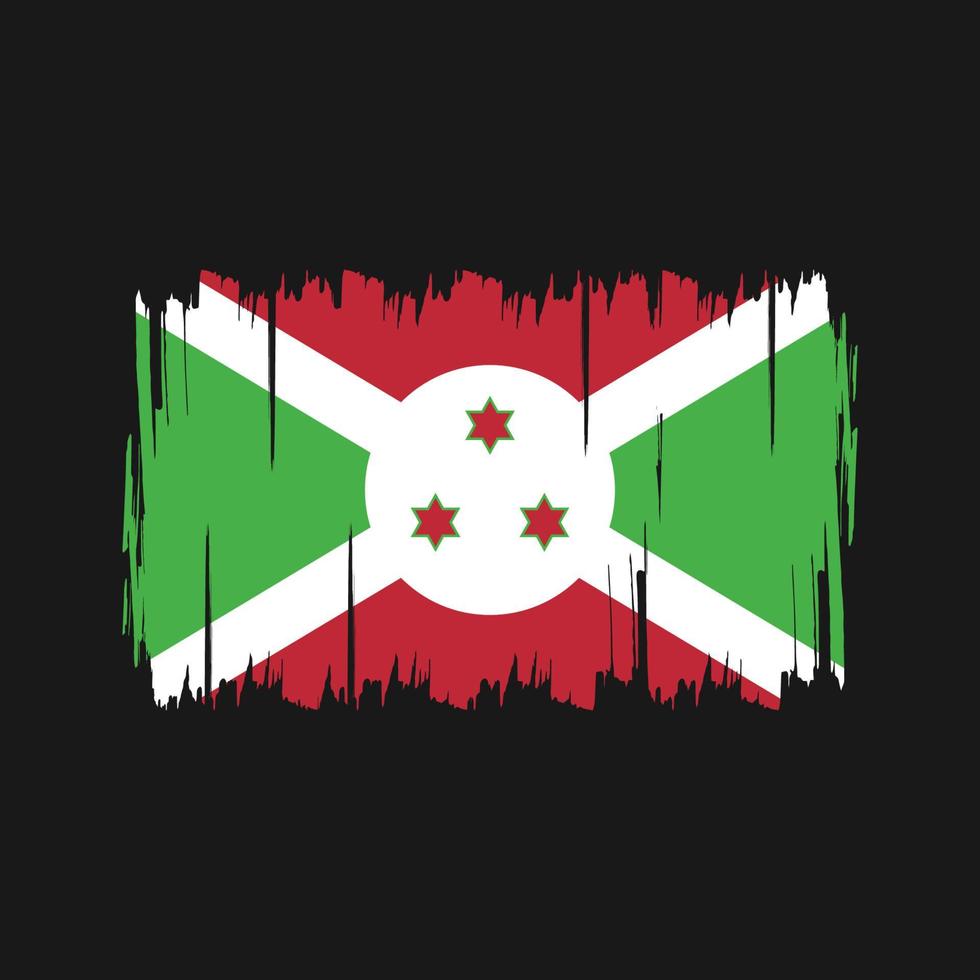 vector de la bandera de burundi. bandera nacional