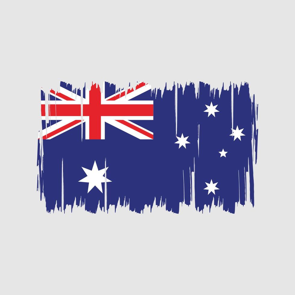 vector de la bandera de australia. bandera nacional