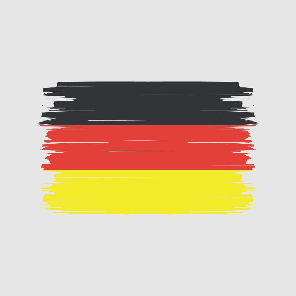 Germany Flag Brush Vector. National Flag vector