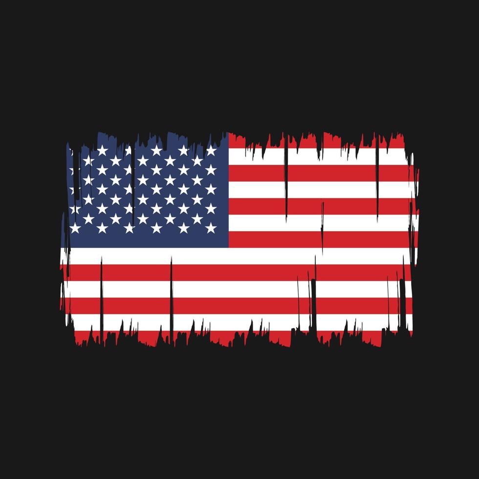 American Flag Vector. National Flag vector