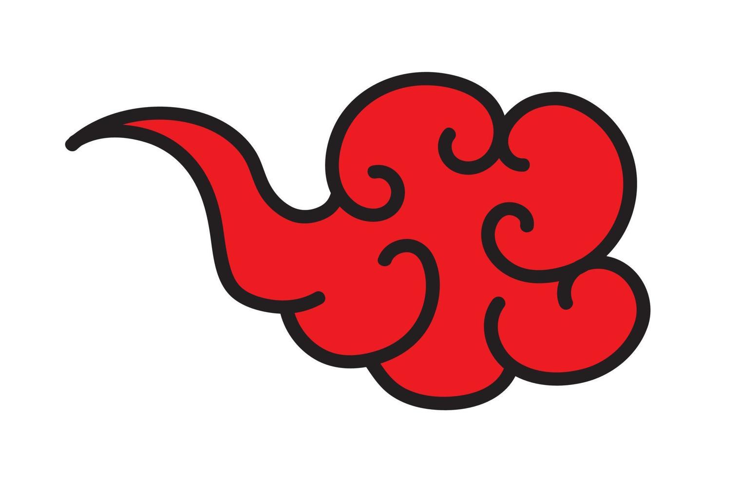 Tibetan vector cloud symbol elegant style