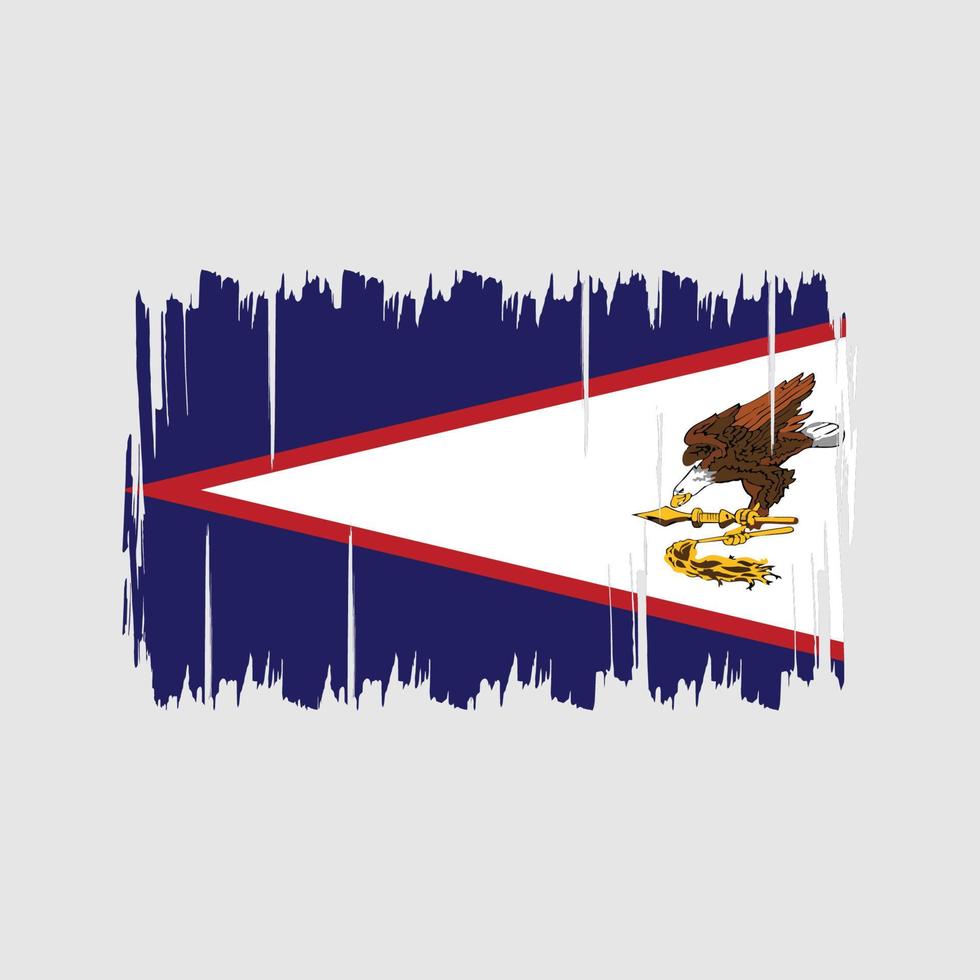 American Samoa Flag Vector. National Flag vector