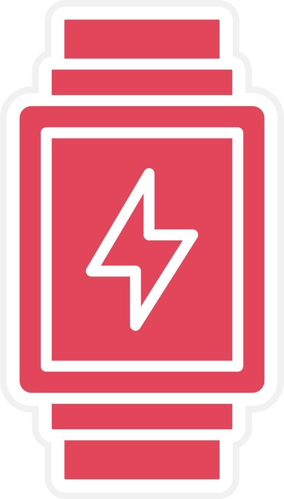 Holo Smart Watch Icon Style vector