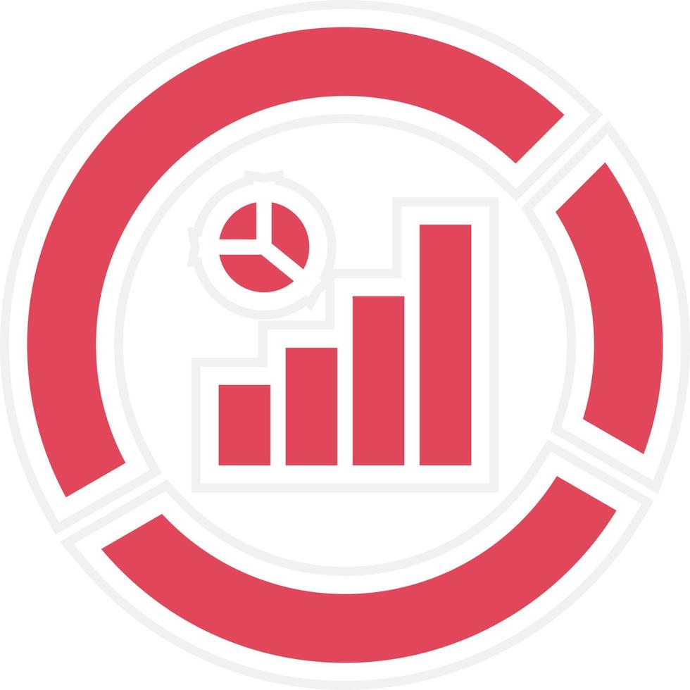 Data Segmentation Icon Style vector