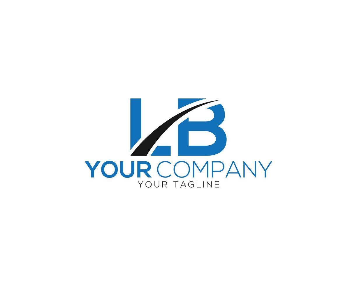 Creative LB Letter Logo Icon Design Concept Vector illustration.