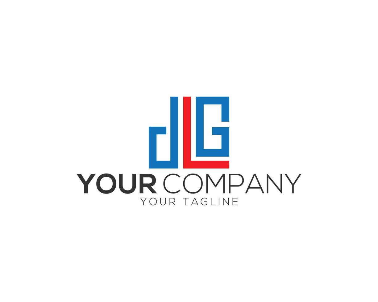 DLG Logo Design Simple Concept Vector Template illustration. 9945159