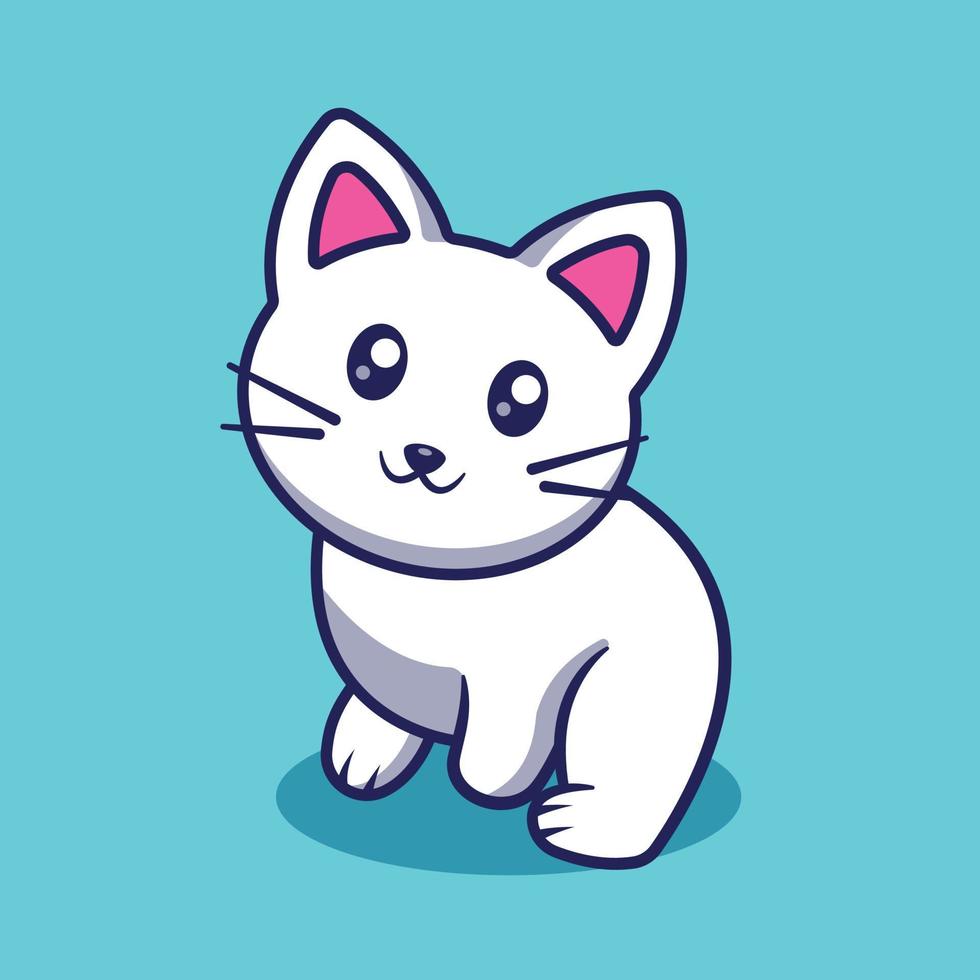 Cute cat vector illustration