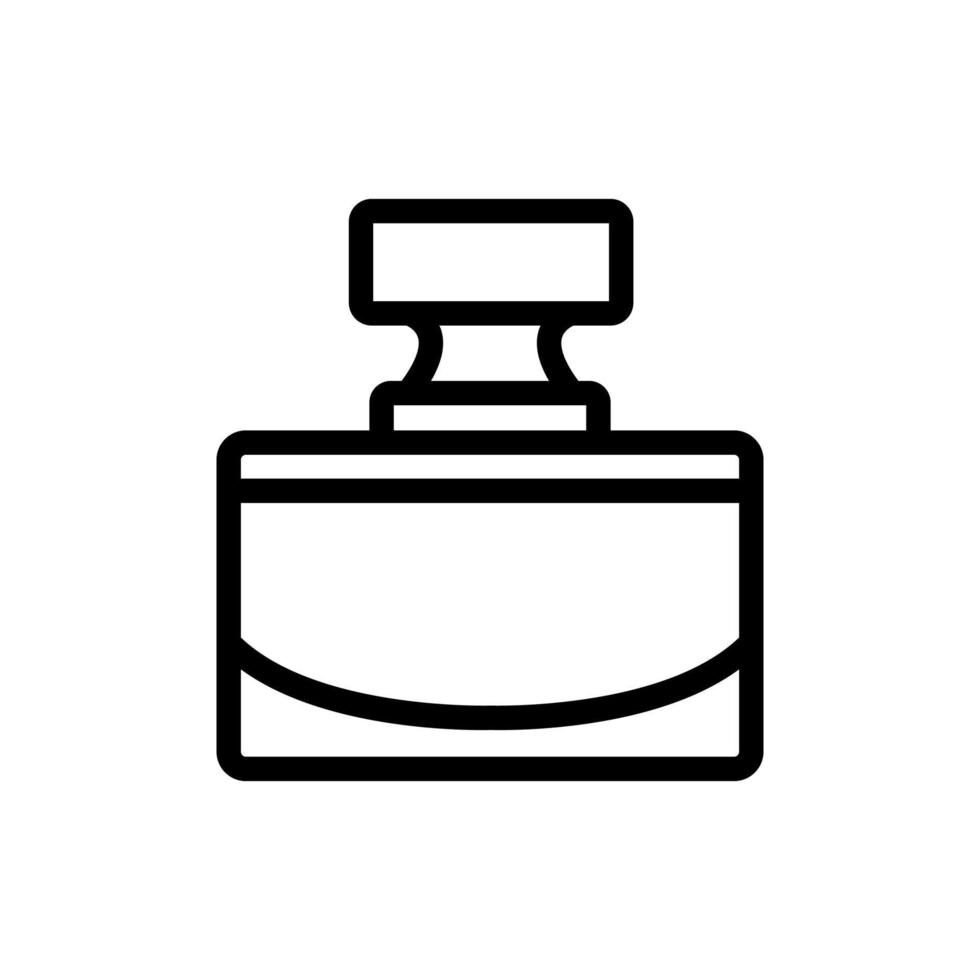 bottle perfume cologne icon vector outline illustration