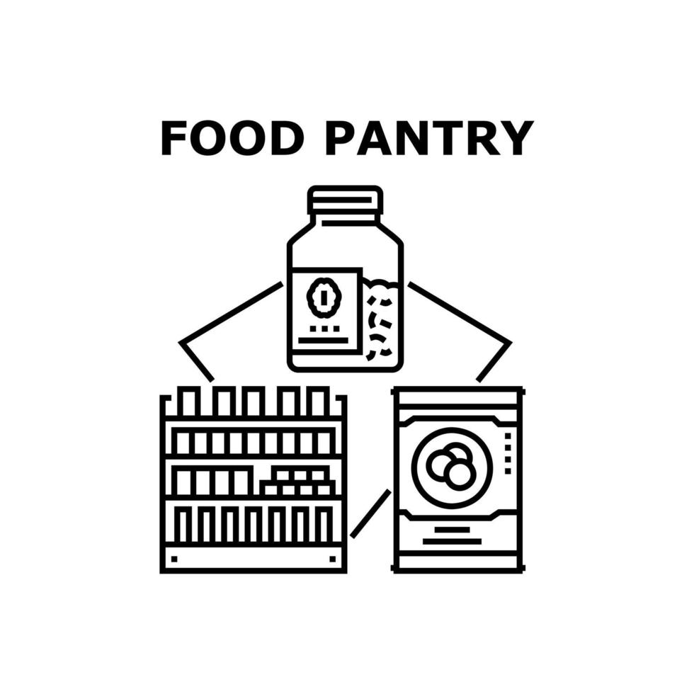 Food pantry icon vector illustration