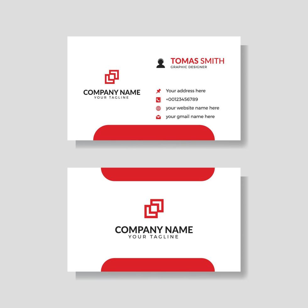 Premium Business Card Design Vector Image