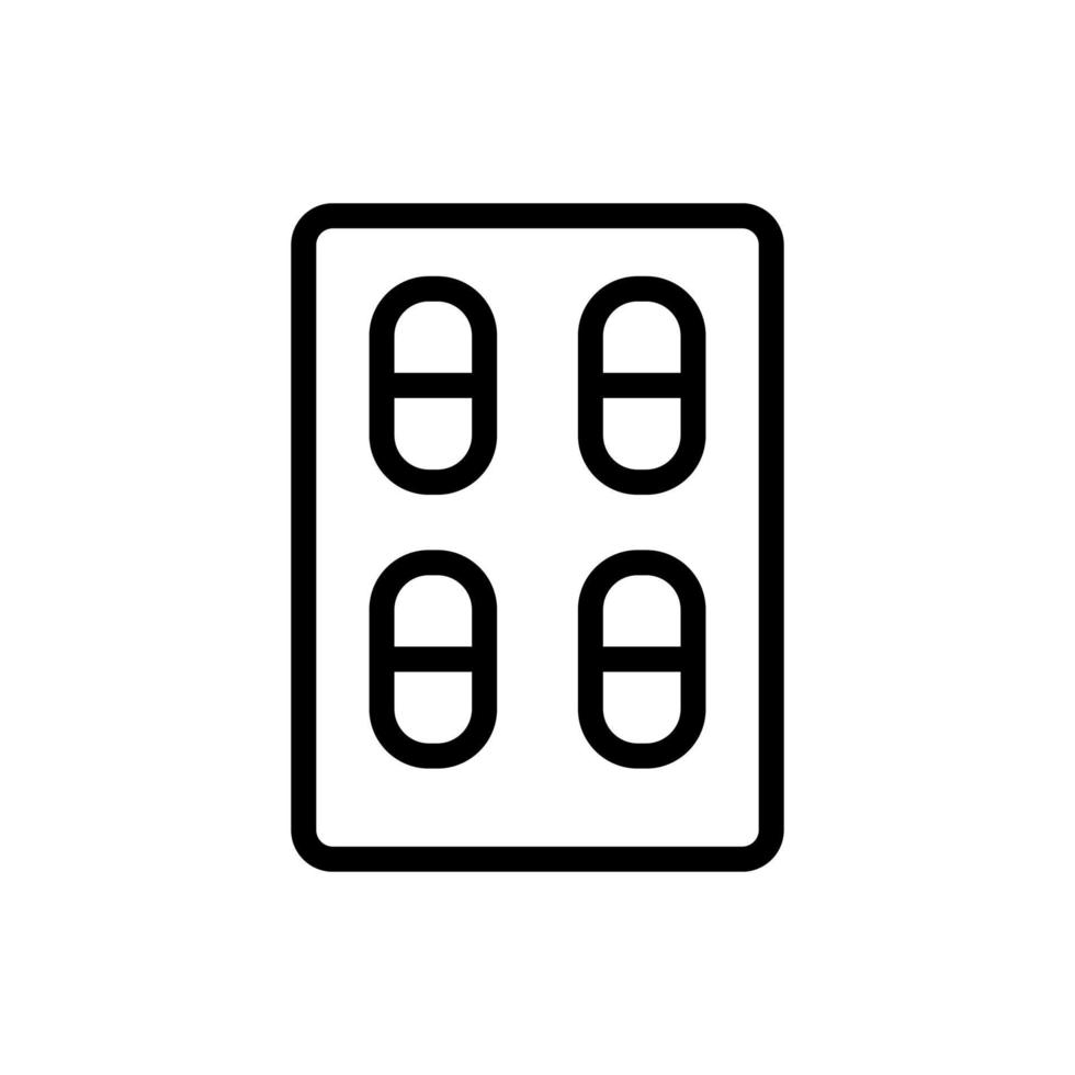 tablet icon vector. Isolated contour symbol illustration vector