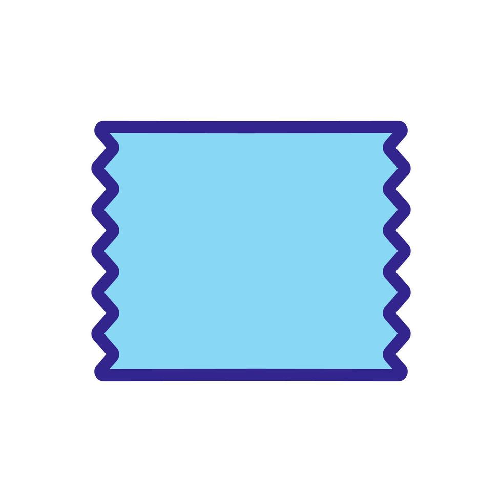 foil sheet icon vector outline illustration