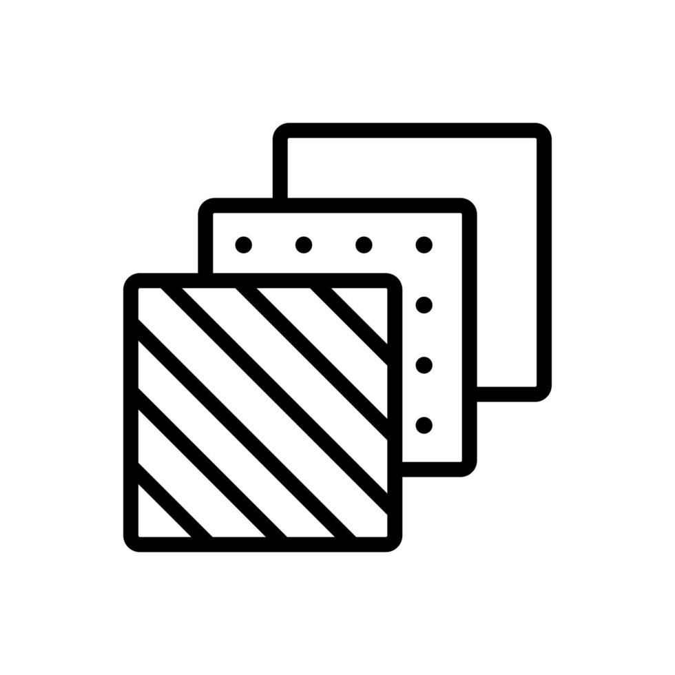 floor samples different designs icon vector outline illustration