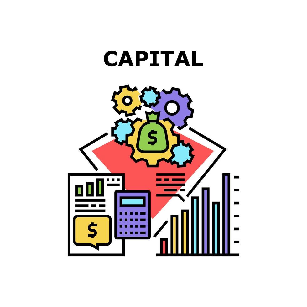 finanzas capital vector concepto color ilustración