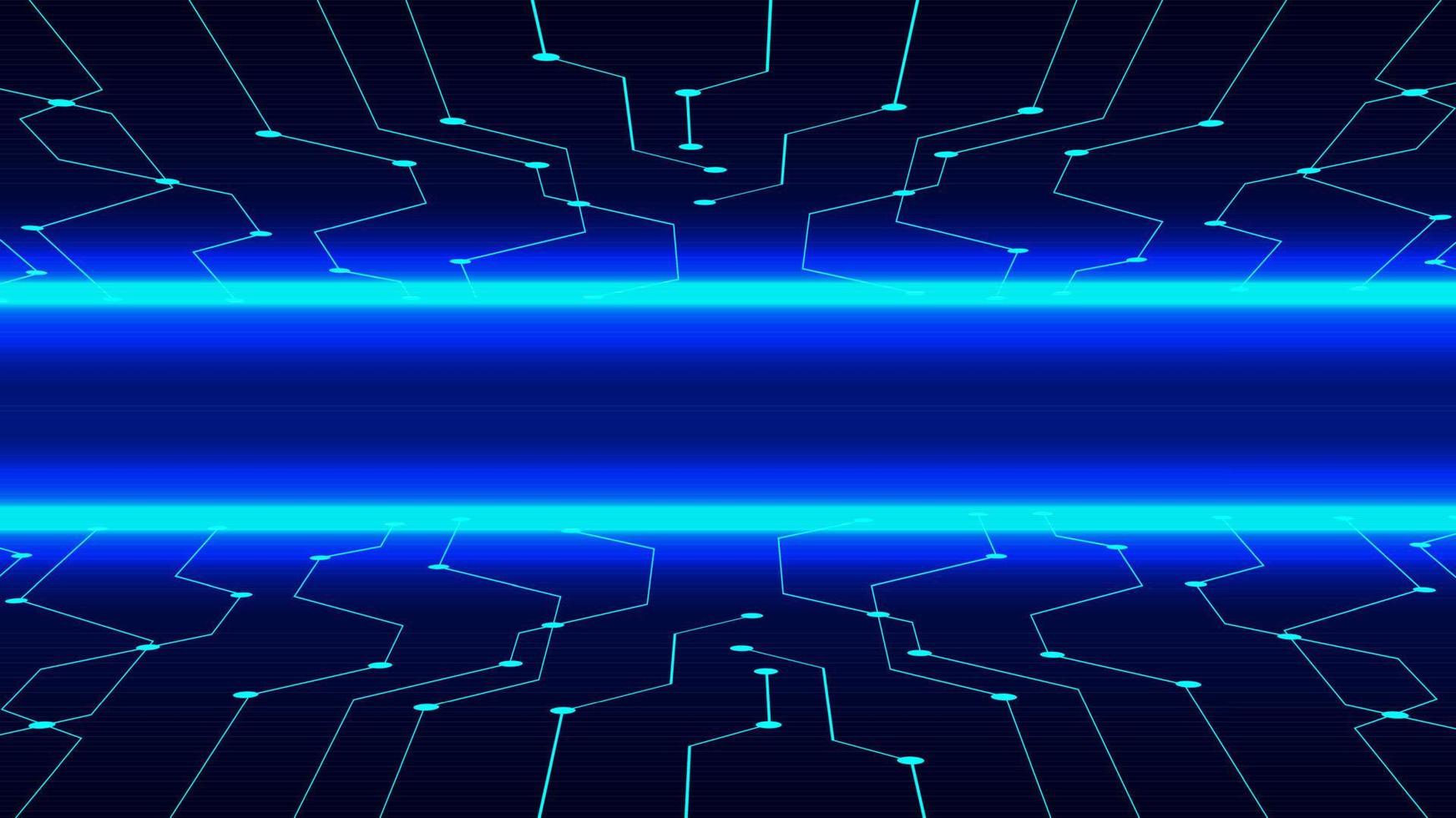 abstract blue technology background. Vector illustration