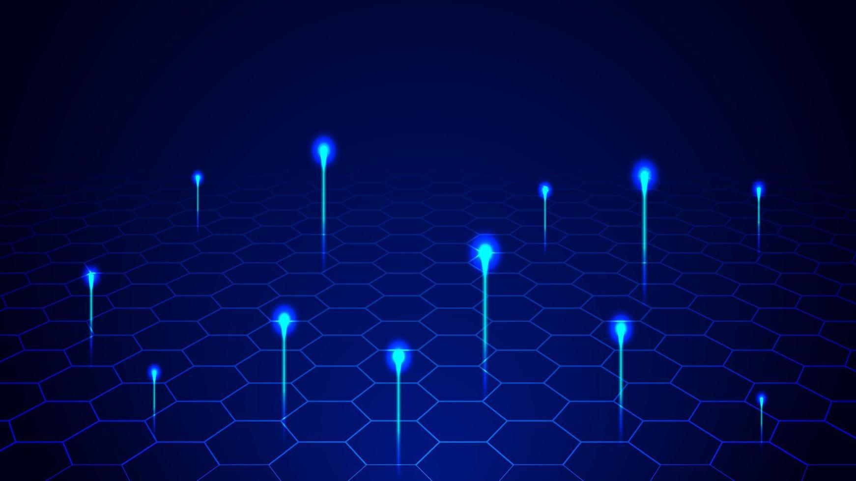 abstract blue technology background. Vector illustration