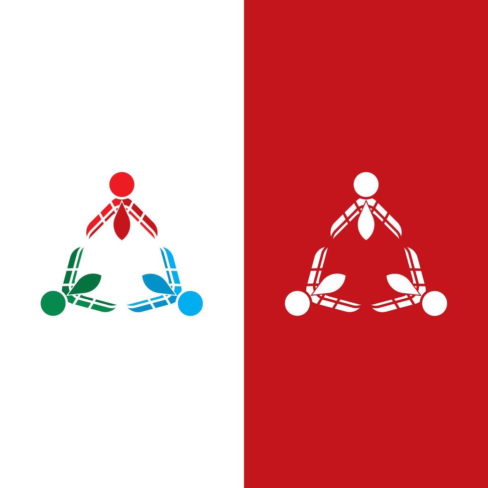 comunidad, red e icono social vector