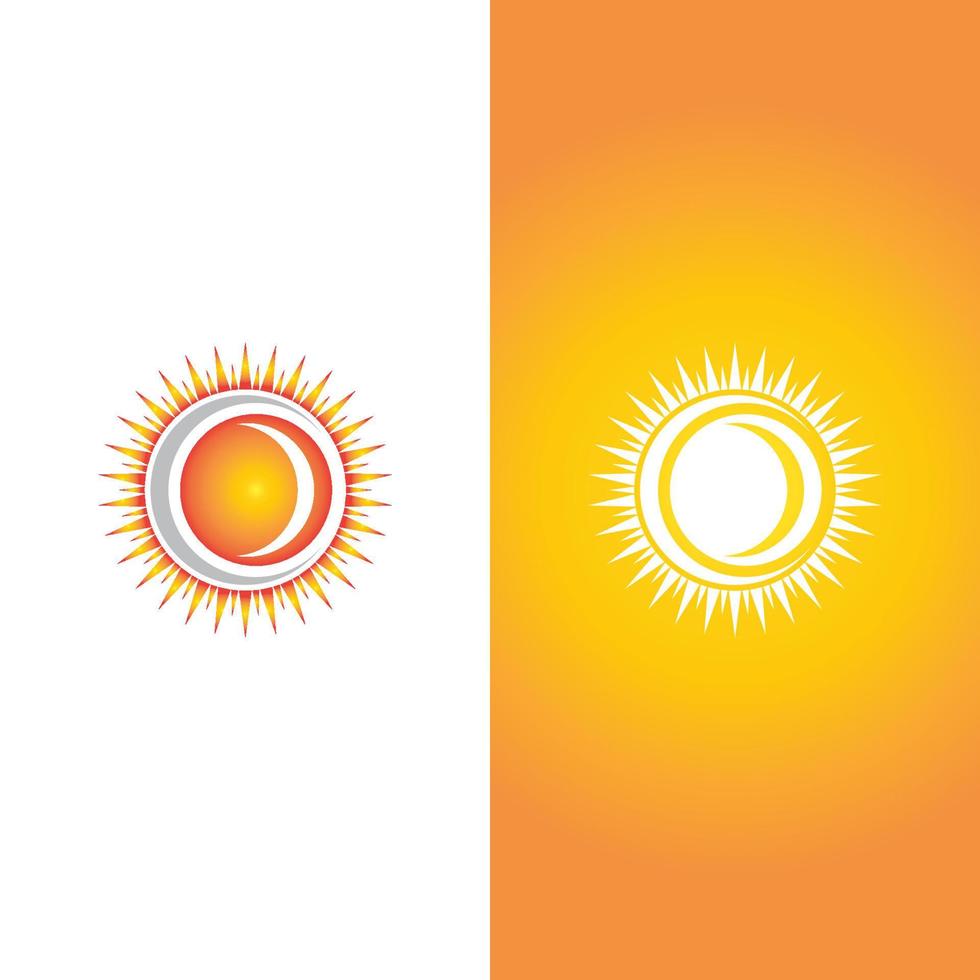Sun vector illustration icon