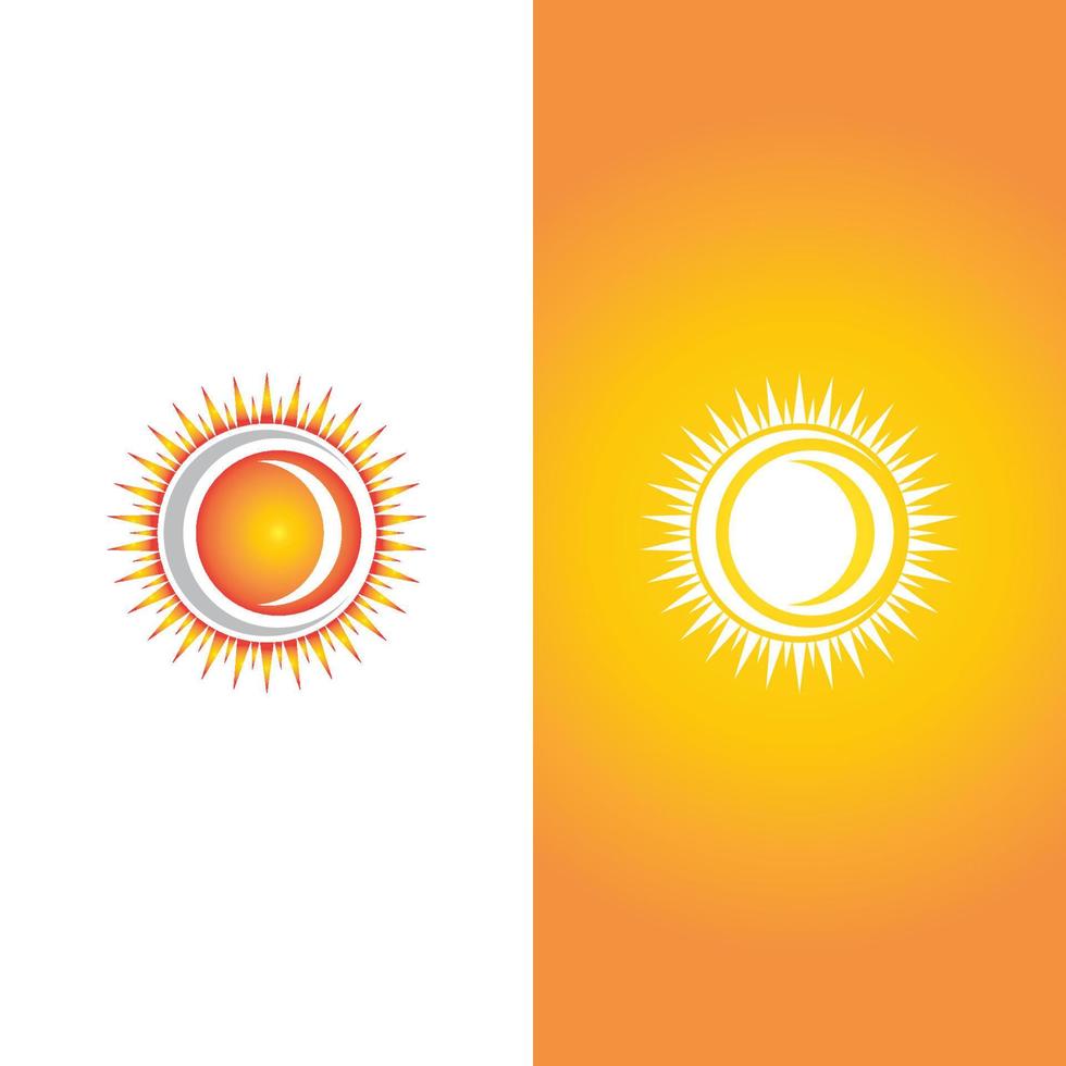 Sun vector illustration icon