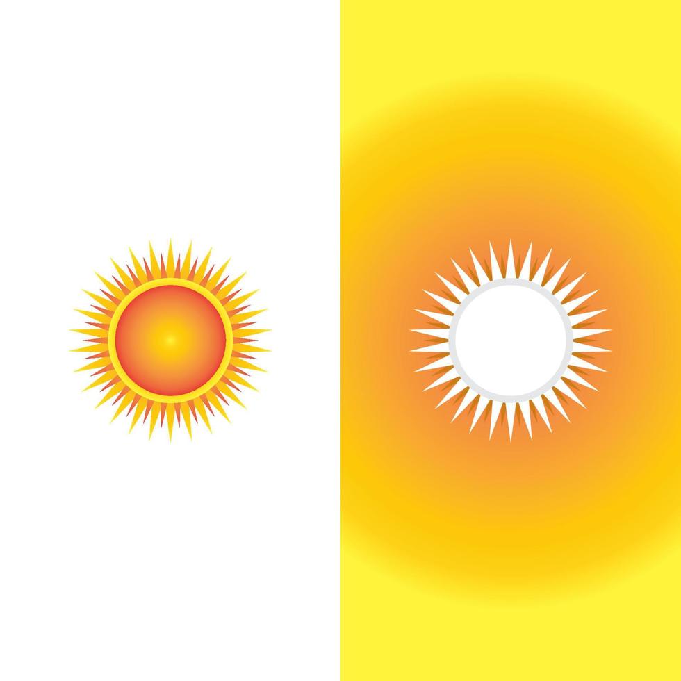 Sun vector illustration Icon