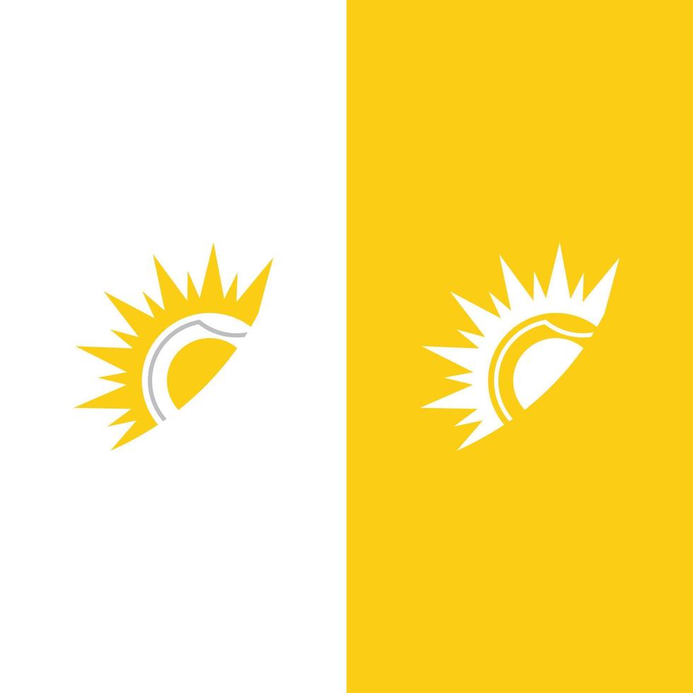 Sun vector illustration Icon