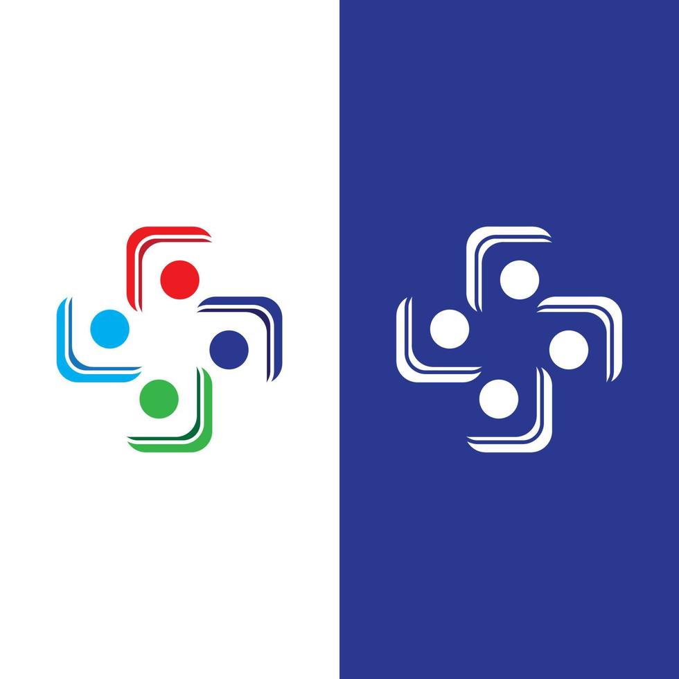 Community, network and social icon vector