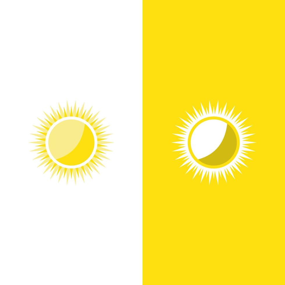 Sun vector illustration icon
