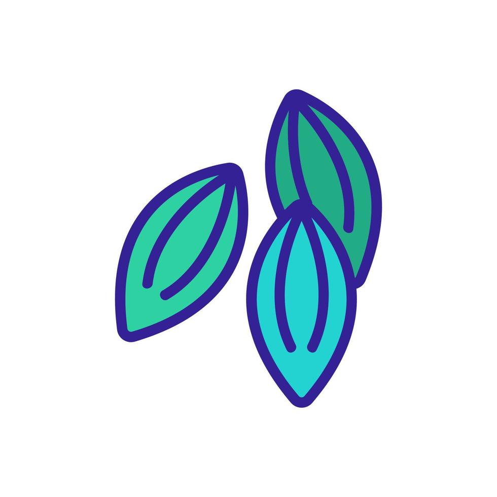 dill seeds icon vector outline illustration