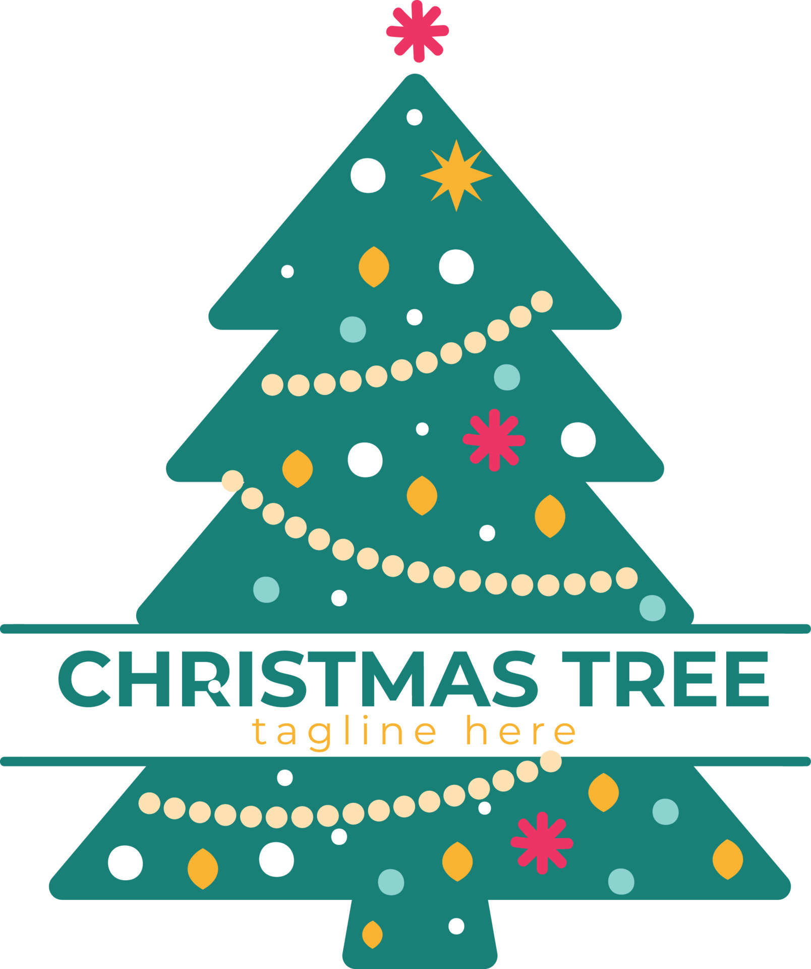 Christmas Coloring Tree Vector Template 9948715 Vector Art At Vecteezy