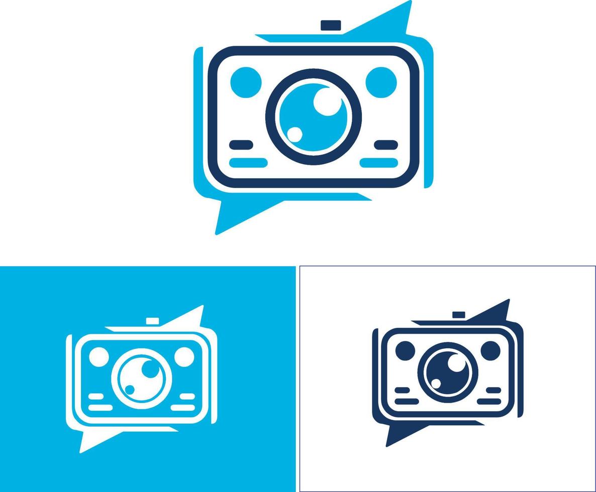 Digital Camera Logo, Photography Logo For Photo Studio vector
