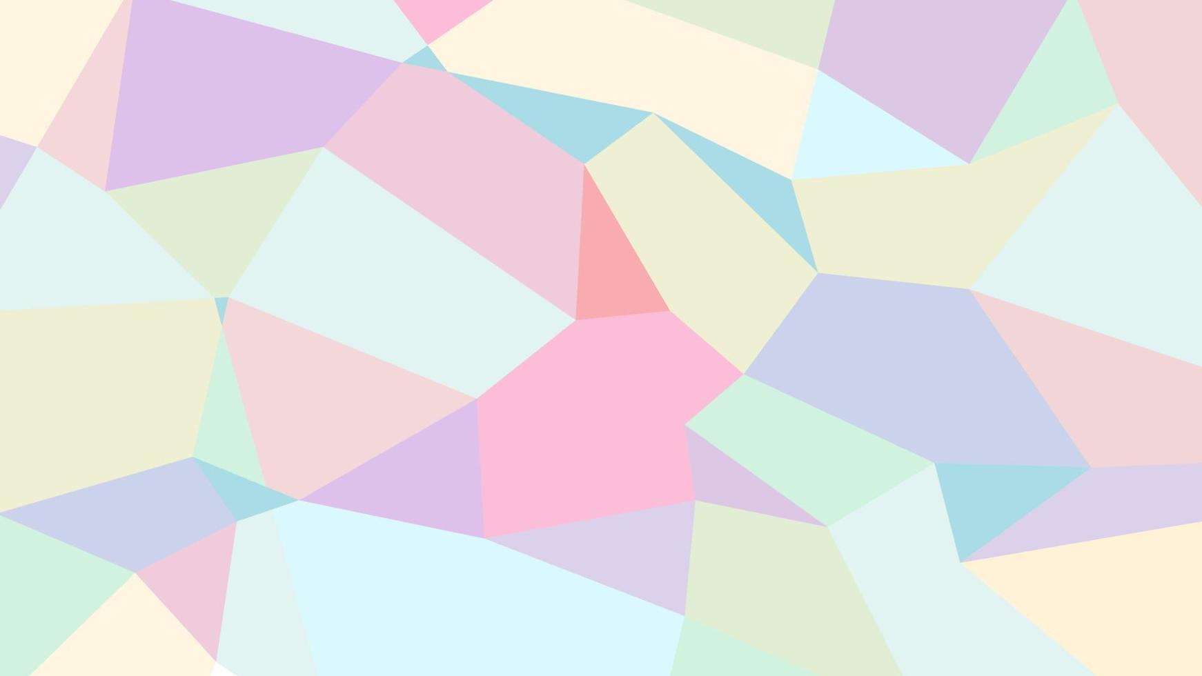 abstract geometric polygon pastel background illustration, perfect for wallpaper, backdrop, postcard, background for your design vector