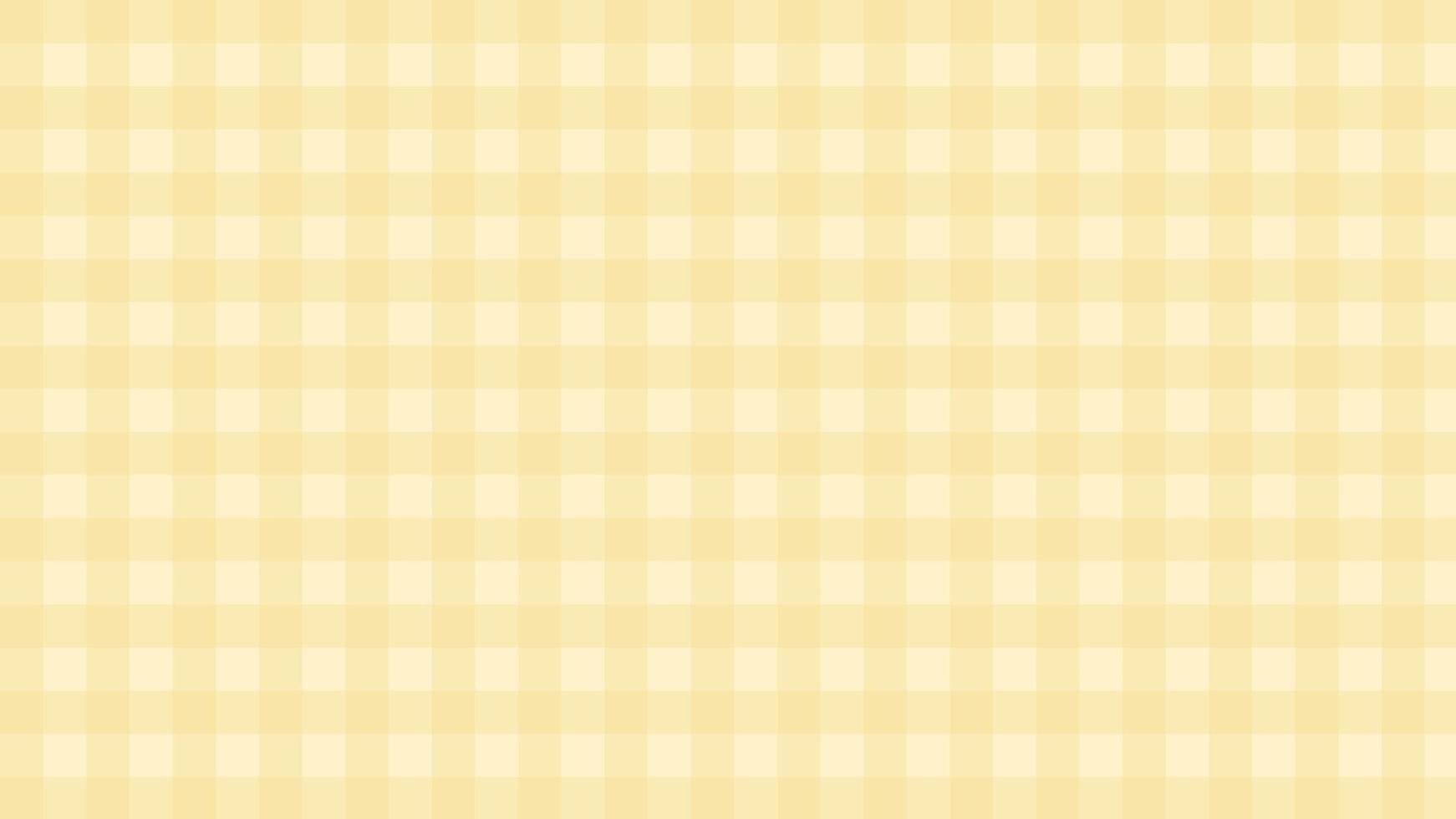 cute yellow checkers, gingham, plaid, aesthetic checkerboard pattern wallpaper illustration, perfect for wallpaper, backdrop, postcard, background for your design vector