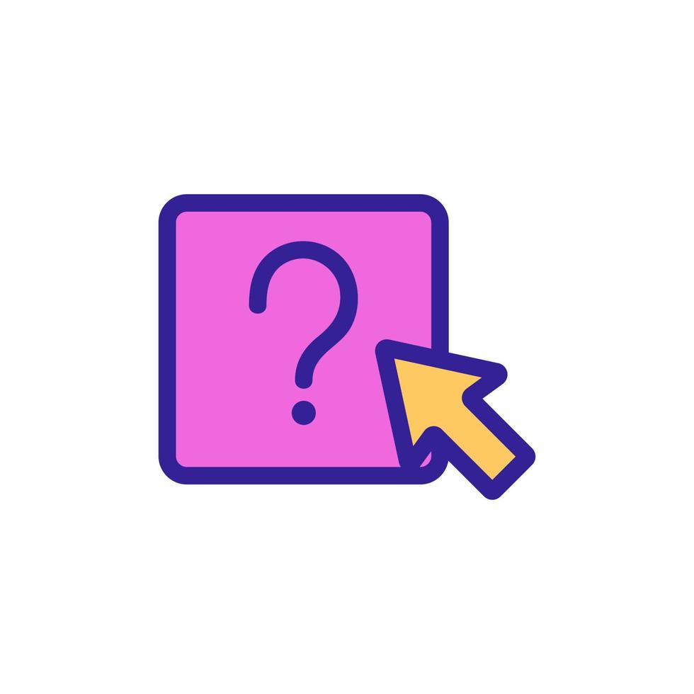 questions and answers icon vector. Isolated contour symbol illustration vector
