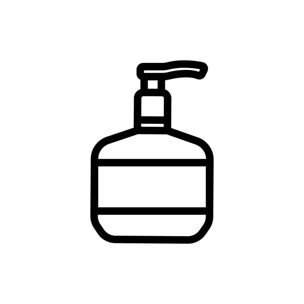 soap dispenser icon vector outline illustration