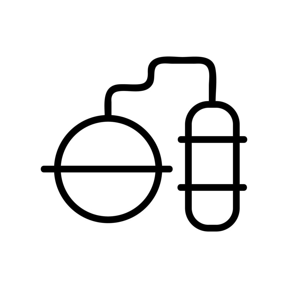 works icon vector. Isolated contour symbol illustration vector