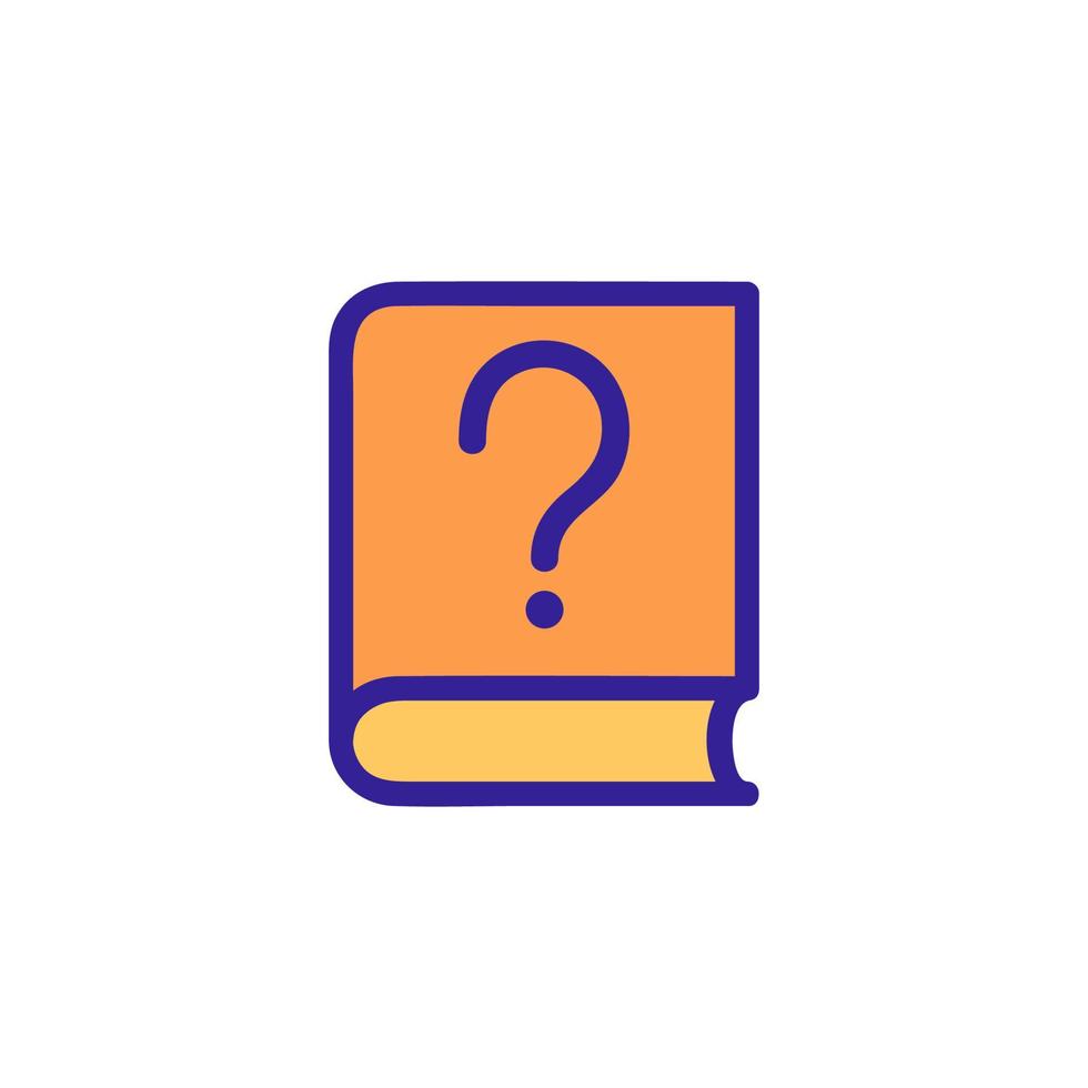 questions and answers icon vector. Isolated contour symbol illustration vector