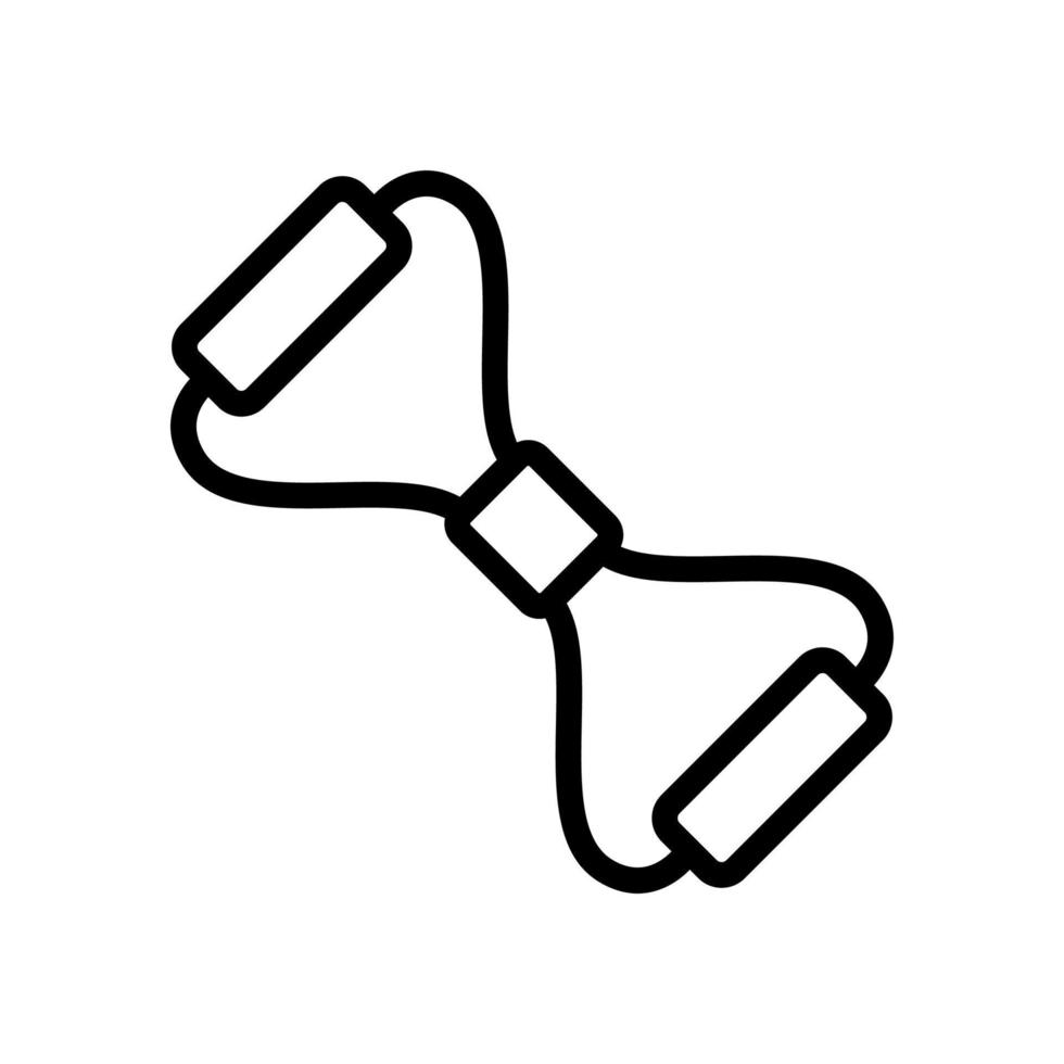 figure eight expander icon vector outline illustration