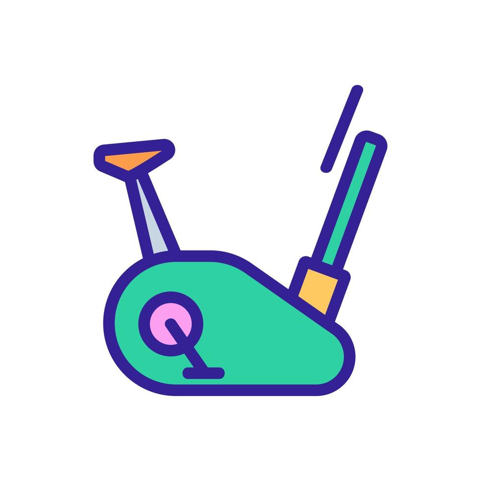 exercise bike spotive tool icon vector outline illustration