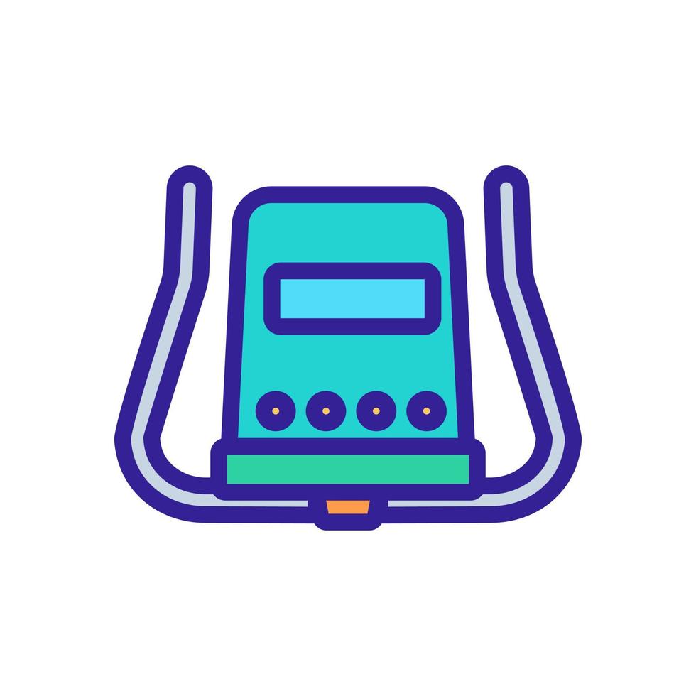 exercise bike rudder icon vector outline illustration