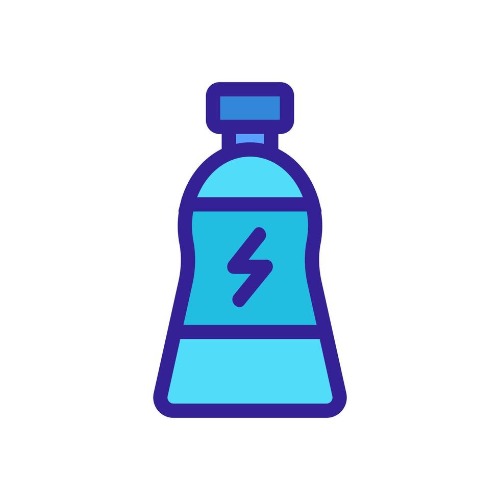 Energy drink icon vector. Isolated contour symbol illustration vector