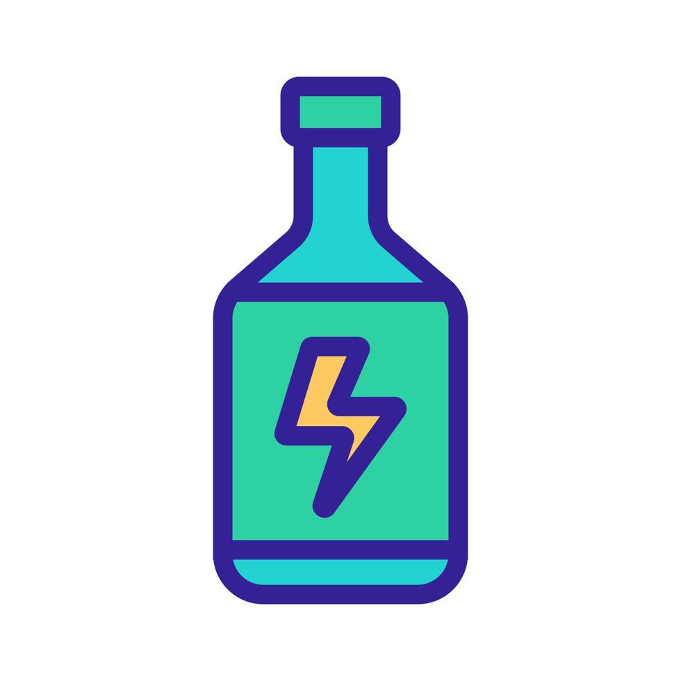 Energy drink icon vector. Isolated contour symbol illustration vector