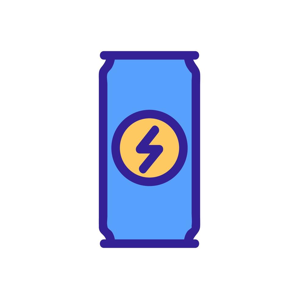 Energy drink icon vector. Isolated contour symbol illustration vector