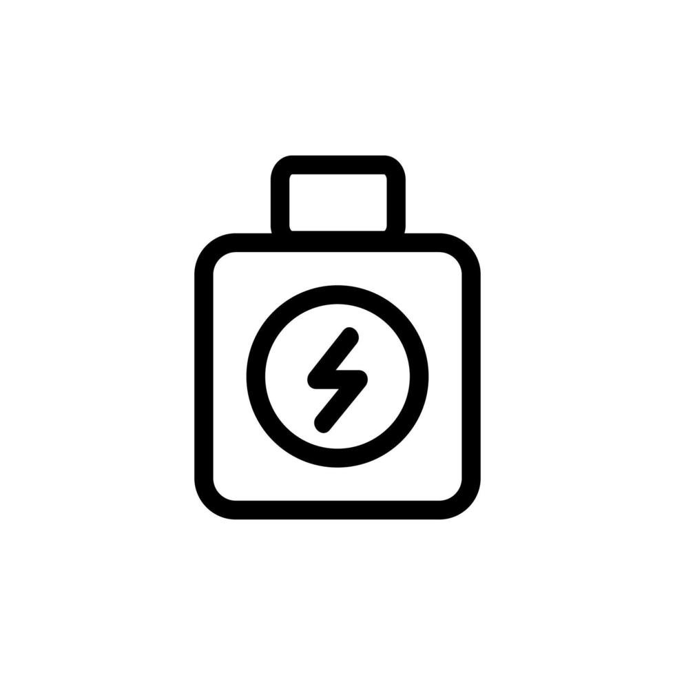 Energy drink icon vector. Isolated contour symbol illustration vector