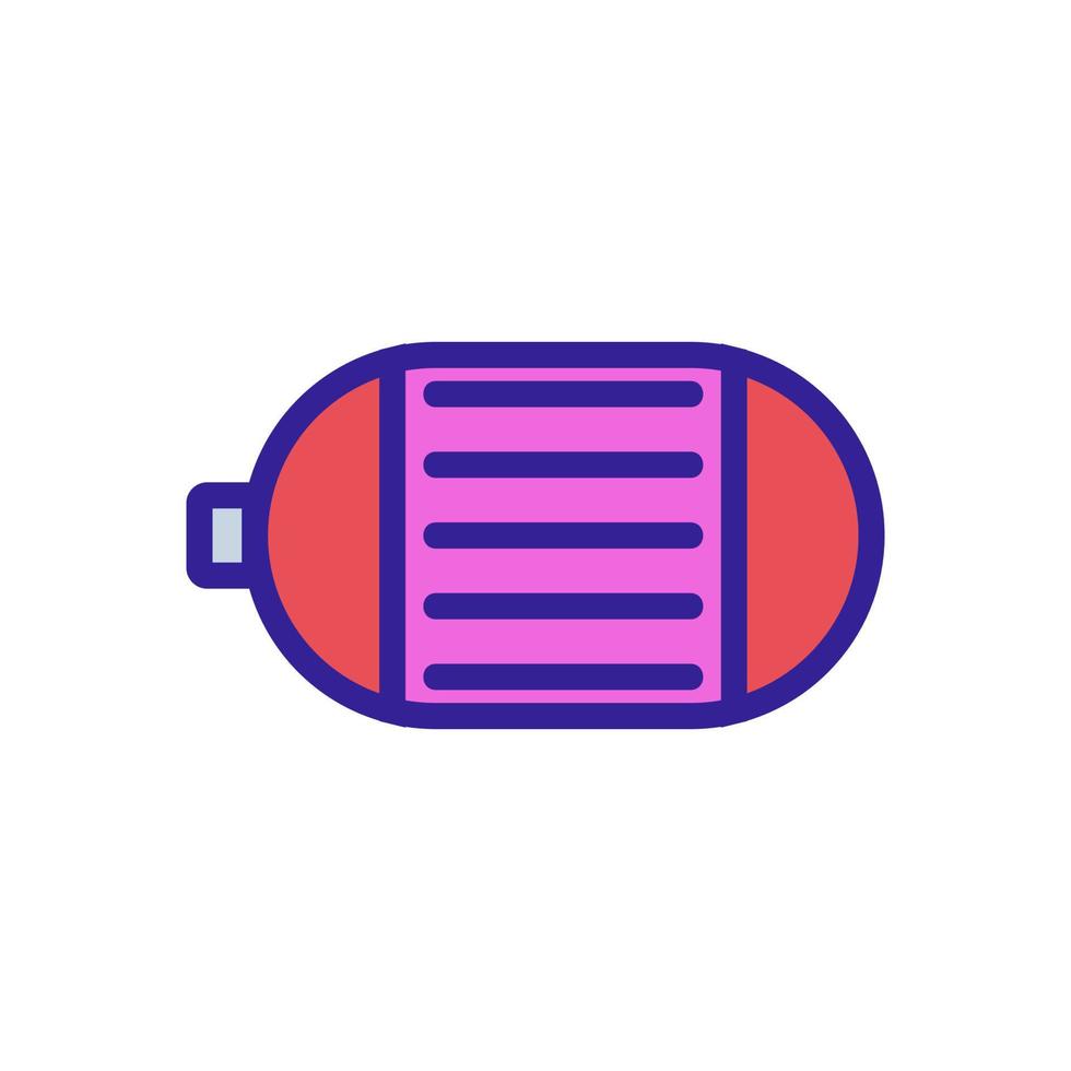 electric motor icon vector outline illustration