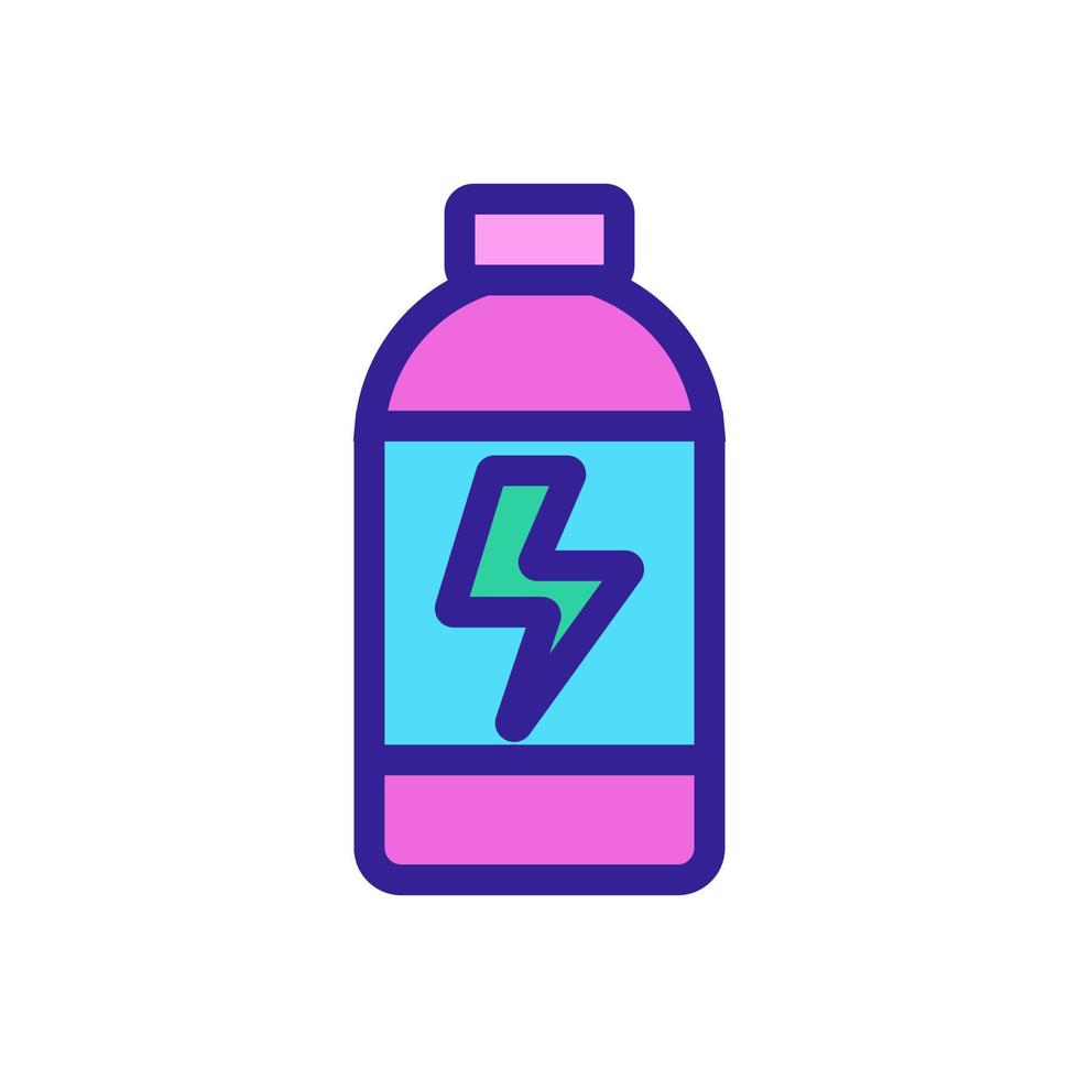 Energy drink icon vector. Isolated contour symbol illustration vector