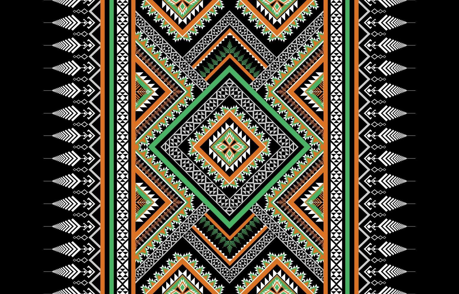Geometric ethnic pattern tribal traditional. Aztec style. design for background, illustration, wallpaper, fabric, texture, batik, carpet, clothing, embroidery vector