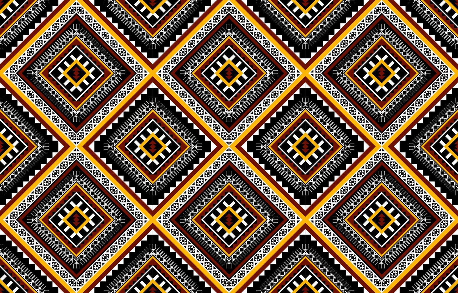 Abstract ethnic geometric seamless pattern. Design for background, illustration, wallpaper, fabric, texture, batik, carpet, clothing, embroidery vector