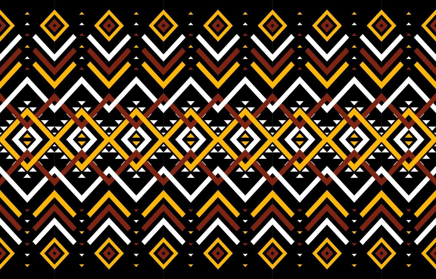 Geometric ethnic seamless pattern tribal traditional. design for background, illustration, wallpaper, fabric, texture, batik, carpet, clothing, embroidery vector