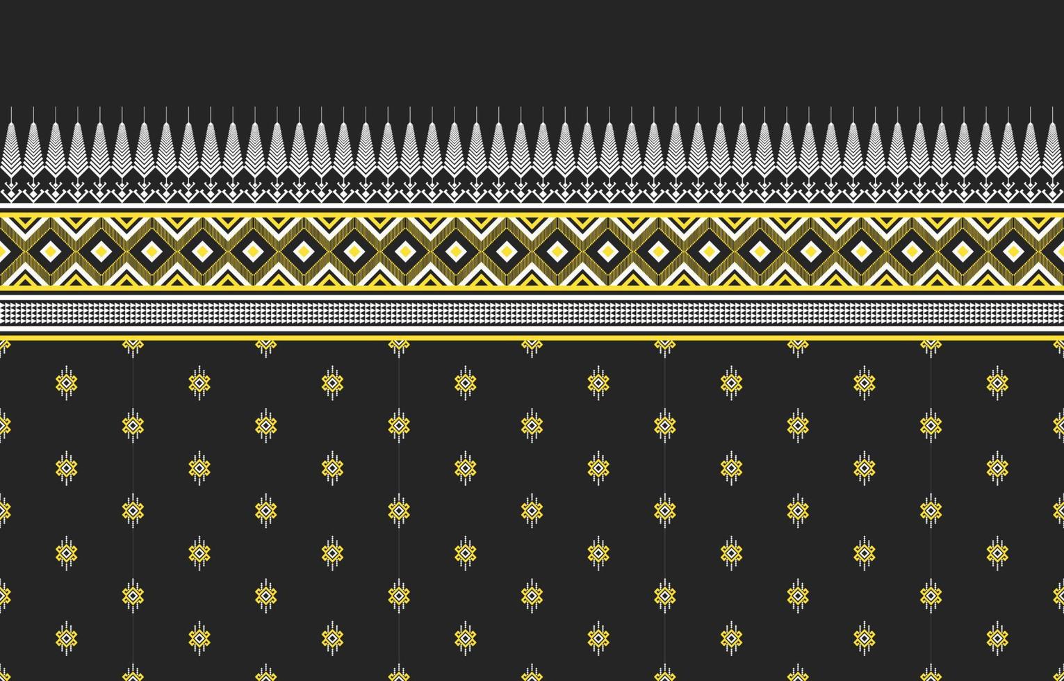 Geometric ethnic pattern traditional Design for background,carpet,wallpaper,clothing,wrapping,Batik,fabric,sarong,illustration,embroidery,style. vector